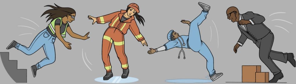 slips trips and falls